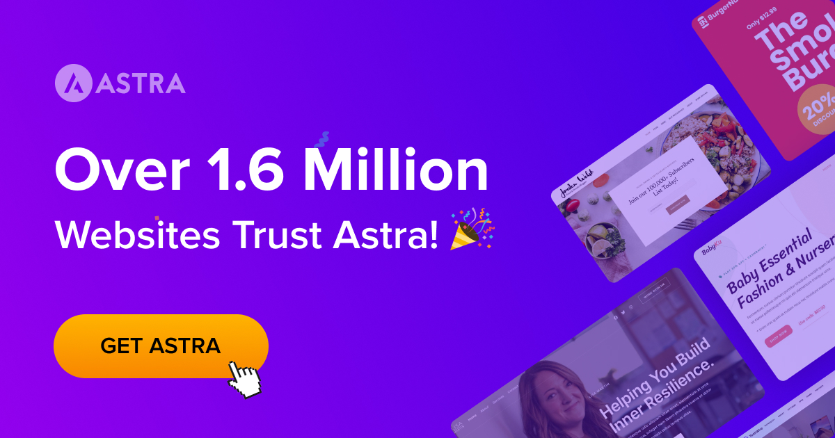 Astra – Fast, Lightweight & Customizable WordPress Theme